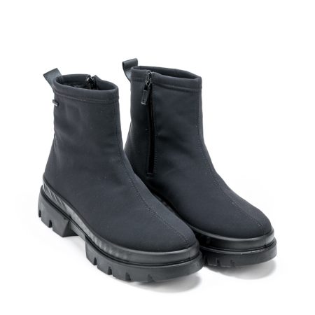 Ženske plitke čizme Ara-12-14102.01H crne ravne