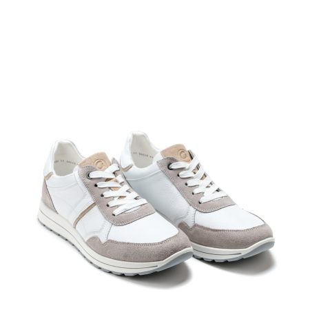 Muške plitke patike Ara-11-24502-08H bele ravne