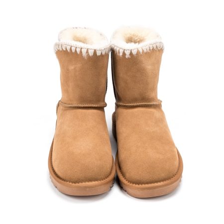 Ženske kožne plitke čizme Ara-12-29936.09H svetlo braon ravne 5 16110 ara 12 29936 09h cognac 3