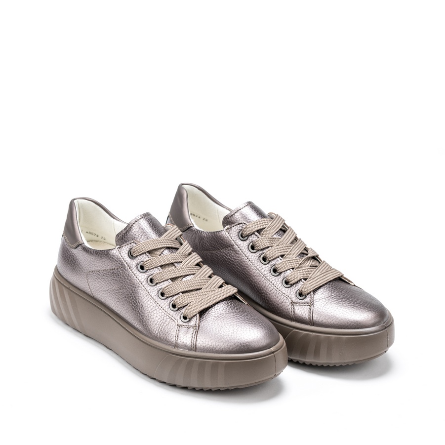 Ženske plitke patike Ara-12-46523.28H sive ravne 7 16120 ara 12 46523 28h metallic moon 2