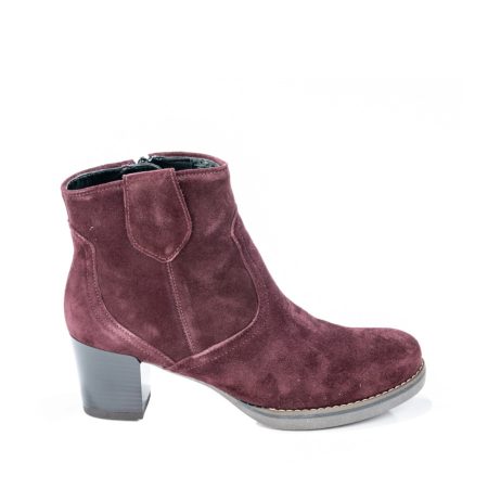Alternative view of Ženske kožne plitke čizme Ara-12-46920.76 bordo na štiklu