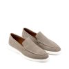 Muške kožne plitke cipele Hanox-2912 bež ravne