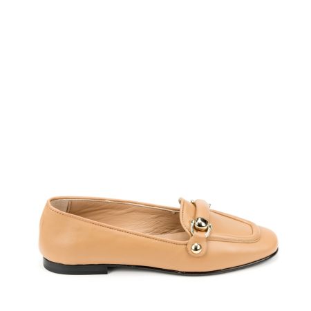 Alternative view of Ženske kožne plitke cipele Silko-PL12 braon ravne