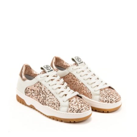 Ženske plitke patike Silkers-SUN02 zlatne ravne