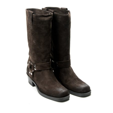 Elegantne ženske kožne čizme u crnoj boji za jesen/zimu - Creator.rs