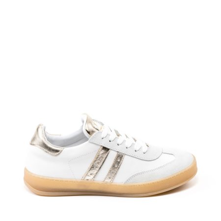 Alternative view of Ženske kožne plitke patike Silkers-Love01 bele ravne