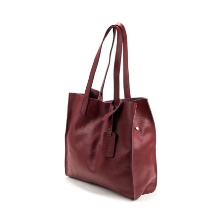 Velika kožna torba / Tasna-668868 bordo