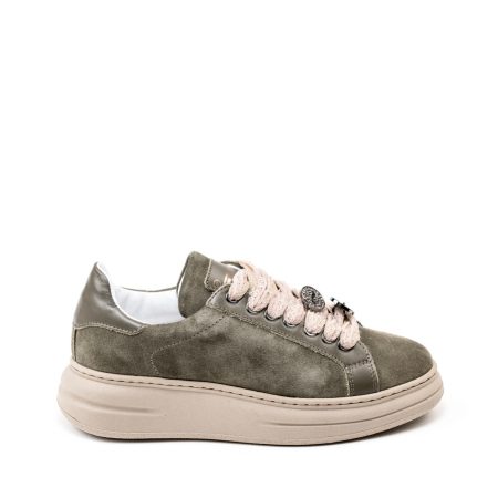 Alternative view of Ženske plitke patike Meline-606-p-bi-w-213 maslinasto zelene ravne