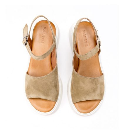 Ženske kožne sandale Pasito-701174 bež ravne 5 15730 pasito 701174 cam beige 3