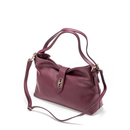 Velika kožna torba / Tasna-3804 bordo